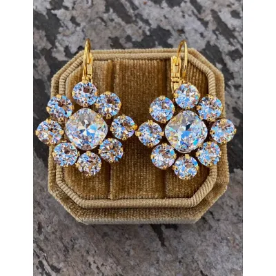 Isabelle Earrings / Crystal