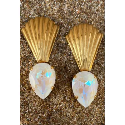 Jolie Earrings / Light Grey Delite