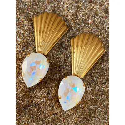 Jolie Earrings / Light Grey Delite