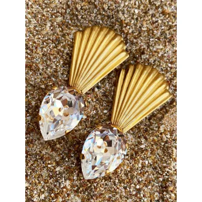 Jolie Earrings / Crystal