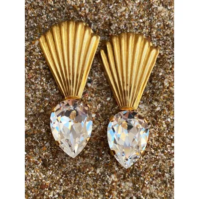 Jolie Earrings / Crystal