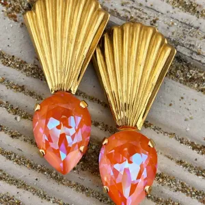 Jolie Earrings / Orange Glow Delite