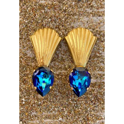 Jolie Earrings / Bermuda Blue