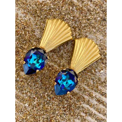Jolie Earrings / Bermuda Blue