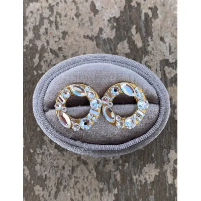 Kimberly Mini - Σκουλαρίκια Κρίκοι με Κρύσταλλα Swarovski Crystal