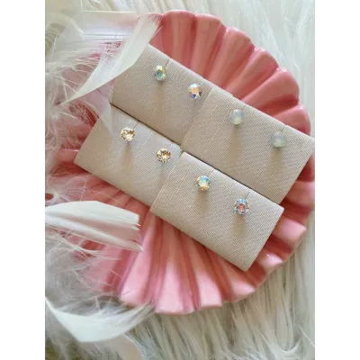 Louisa Mini Stud Earrings / Any Color