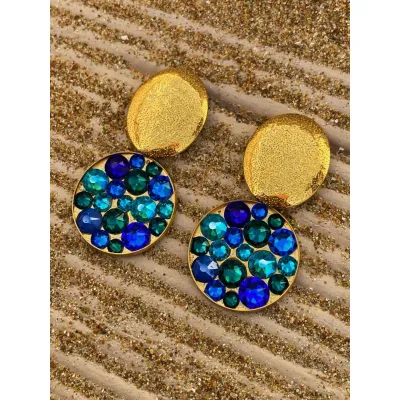 Ninetta Earrings / Blue Combo