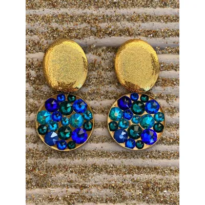 Ninetta Earrings / Blue Combo