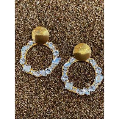 Ophelia Earrings / Crystal