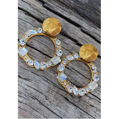 Ophelia Earrings / Crystal