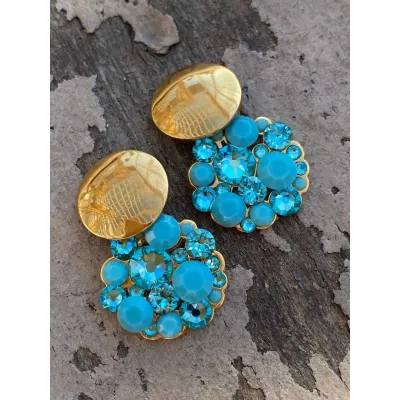 Serafina Earrings / Turquoise Combo