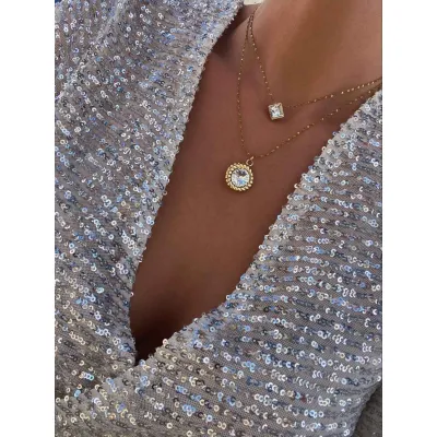 Shine Royale - Σετ Κολιέ με Κρύσταλλα Swarovski Crystal