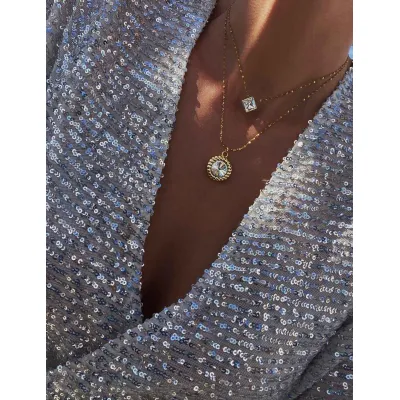 Shine Royale - Σετ Κολιέ με Κρύσταλλα Swarovski Crystal