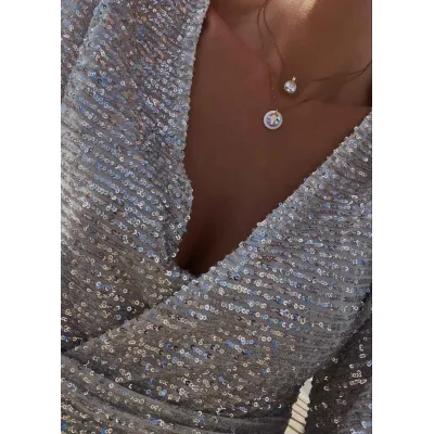 Galaxy Shine - Σετ κολιέ με Κρύσταλλα Swarovski Iridescent