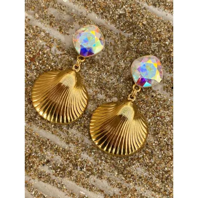 Shell Earrings / Iredescent