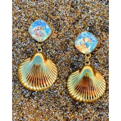 Shell Earrings / Moonlight