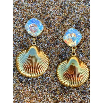Shell Earrings / Moonlight