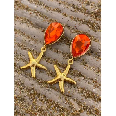 Starfish Mini Earrings / Hyacinth