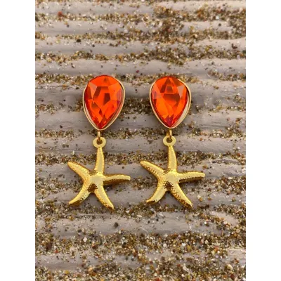 Starfish Mini Earrings / Hyacinth