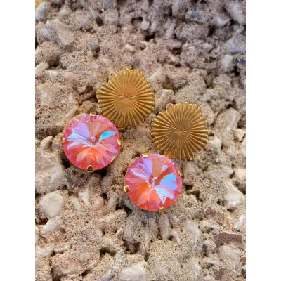 Maribella Earrings / Orange Glow Delite