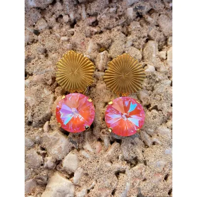 Maribella Earrings / Orange Glow Delite