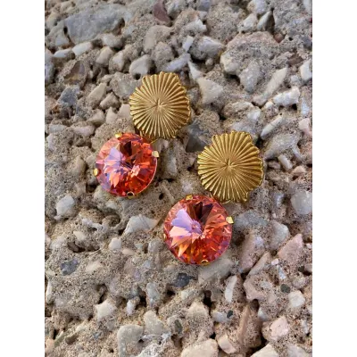 Maribella Earrings / Rose Peach