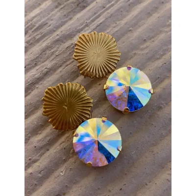 Maribella - Σκουλαρίκια με Κρύσταλλα Swarovski Iridescent