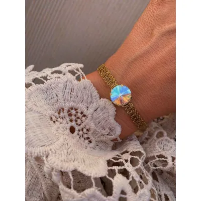 Victoria - Βραχιόλι με Κρύσταλλο Swarovski Shimmer