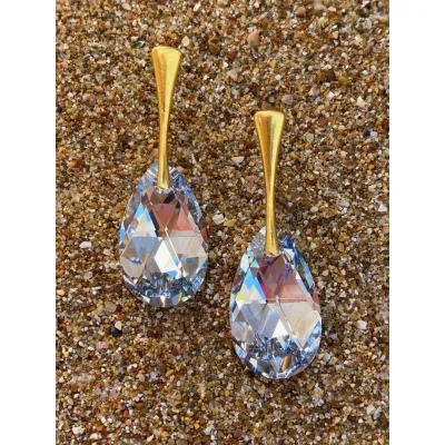 Vivian - Σκουλαρίκια από Ασήμι 925 & Κρύσταλλο Swarovski Crystal