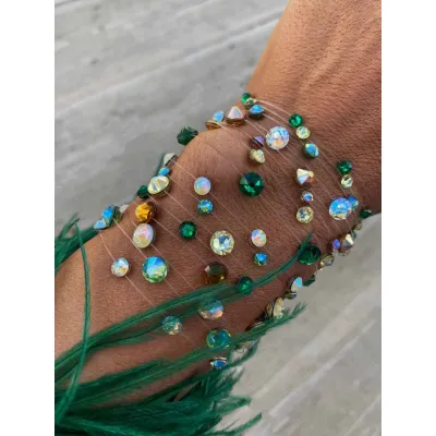 Jonquil Βραχιόλια με Διάφανη Πετονιά & Κρύσταλλα Swarovski