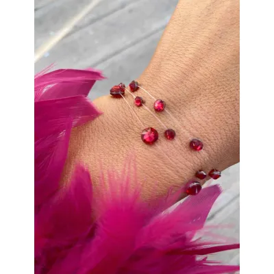 Scarlet Βραχιόλια με Διάφανη Πετονιά & Κρύσταλλα Swarovski