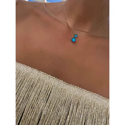 Matilda Necklace / Bermuda Blue