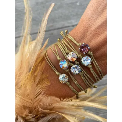 Nude Elegance - Σετ Βραχιολιών με Κρύσταλλα Swarovski