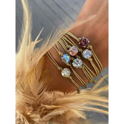 Nude Elegance - Σετ Βραχιολιών με Κρύσταλλα Swarovski