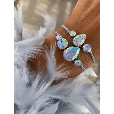Iridescent Dream / Σετ Βραχιολιών με Κρύσταλλα Swarovski