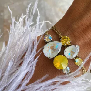 Sunbeam Glow / Σετ Βραχιολιών με Κρύσταλλα Swarovski