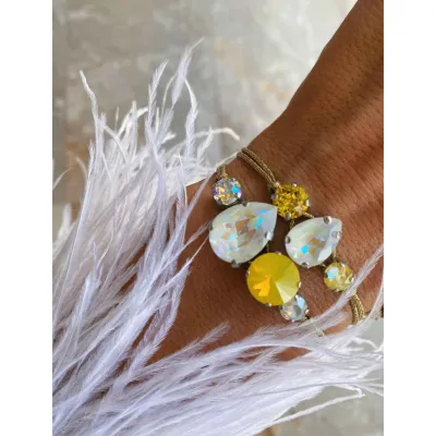 Sunbeam Glow / Σετ Βραχιολιών με Κρύσταλλα Swarovski