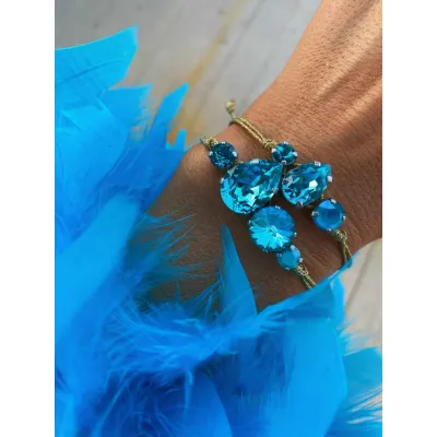Turquoise Radiance - Σετ Βραχιολιών με Κρύσταλλα Swarovski