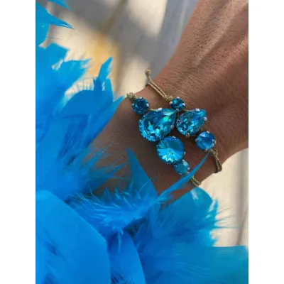 Turquoise Radiance - Σετ Βραχιολιών με Κρύσταλλα Swarovski