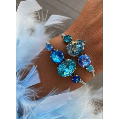 Ocean Empress Luxe / Σετ Βραχιολιών με Κρύσταλλα Swarovski