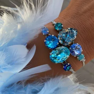 Ocean Empress Luxe / Σετ Βραχιολιών με Κρύσταλλα Swarovski