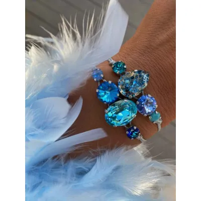 Ocean Empress Luxe / Σετ Βραχιολιών με Κρύσταλλα Swarovski