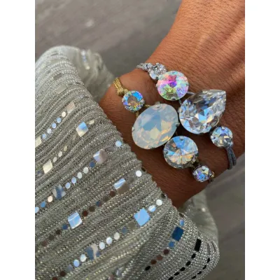 Luxe Shine / Σετ Βραχιολιών με Κρύσταλλα Swarovski