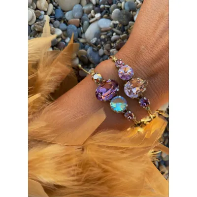 Earth Elegance / Σετ Βραχιολιών με Κρύσταλλα Swarovski
