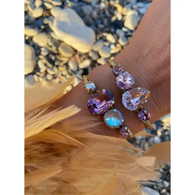 Earth Elegance / Σετ Βραχιολιών με Κρύσταλλα Swarovski