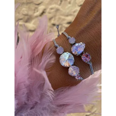 Baby Blush / Σετ Βραχιολιών με Κρύσταλλα Swarovski