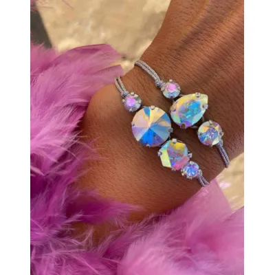 Iridescent Magic / Σετ Βραχιολιών με Κρύσταλλα Swarovski