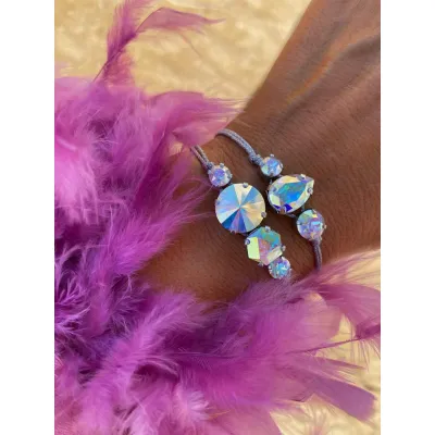 Iridescent Magic / Σετ Βραχιολιών με Κρύσταλλα Swarovski