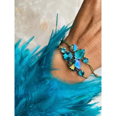 Azure Glow - Σετ Βραχιολιών με Κρύσταλλα Swarovski