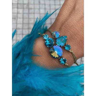 Azure Glow - Σετ Βραχιολιών με Κρύσταλλα Swarovski